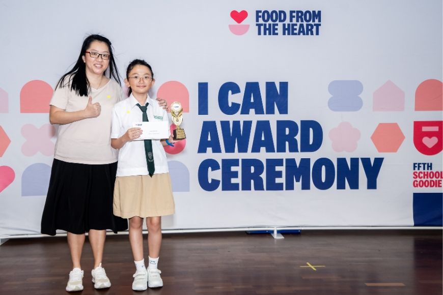 Jolie and her daughter at Food from the Heart's I CAN Award Ceremony in 2024